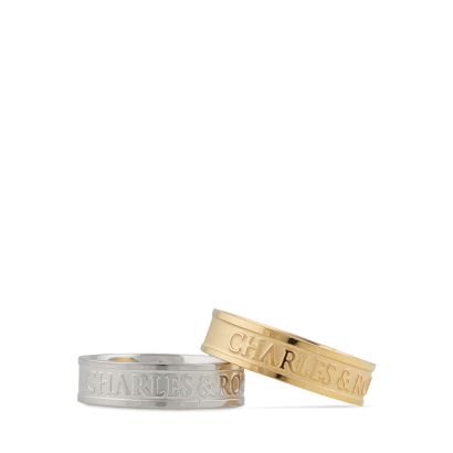 Fullname Logo Ring - Gold