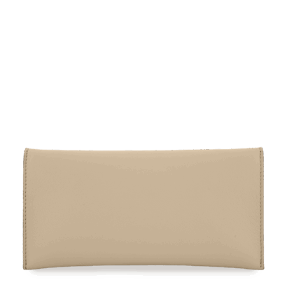 Evia clutch Baroque logo - Nude