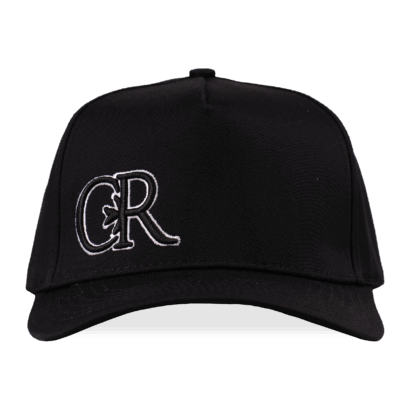 New side logo cap - Black