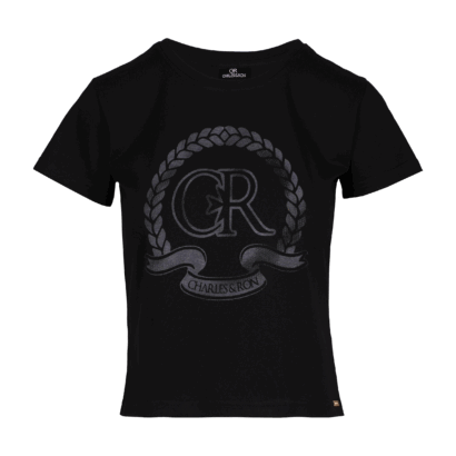 Crown leaf logo t-shirt