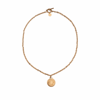 Circle logo necklace