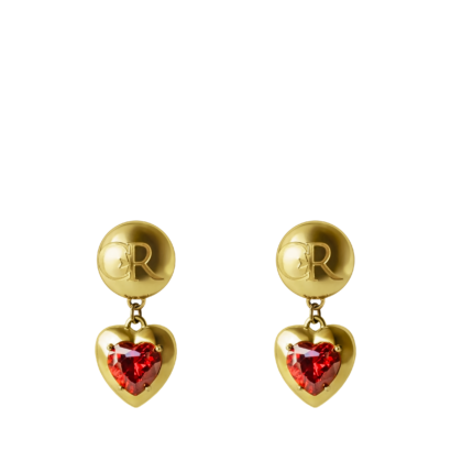 Ruby earrings