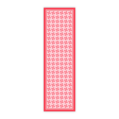 Chiffon scarf 4 circle print