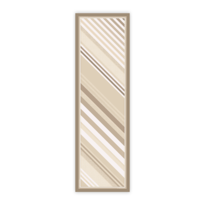 Chiffon scarf striped logos