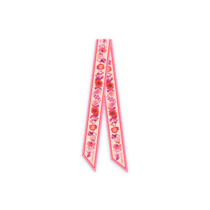 Neck tie floral print