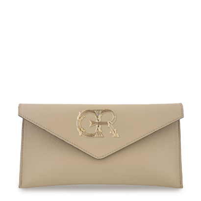 Evia clutch Baroque logo
