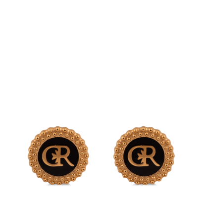 Beau Stud Earrings - Black
